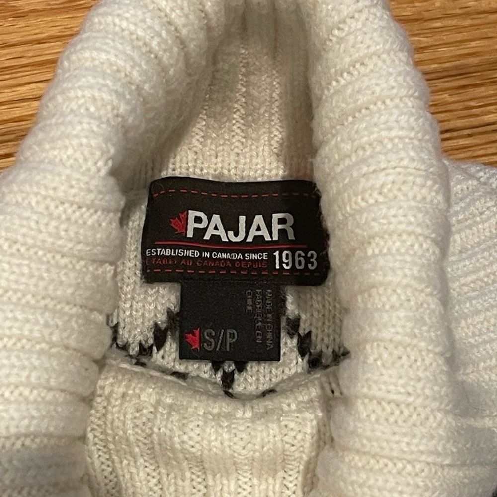 Pajar Monochrome Patterned Turtleneck Sweater - image 3